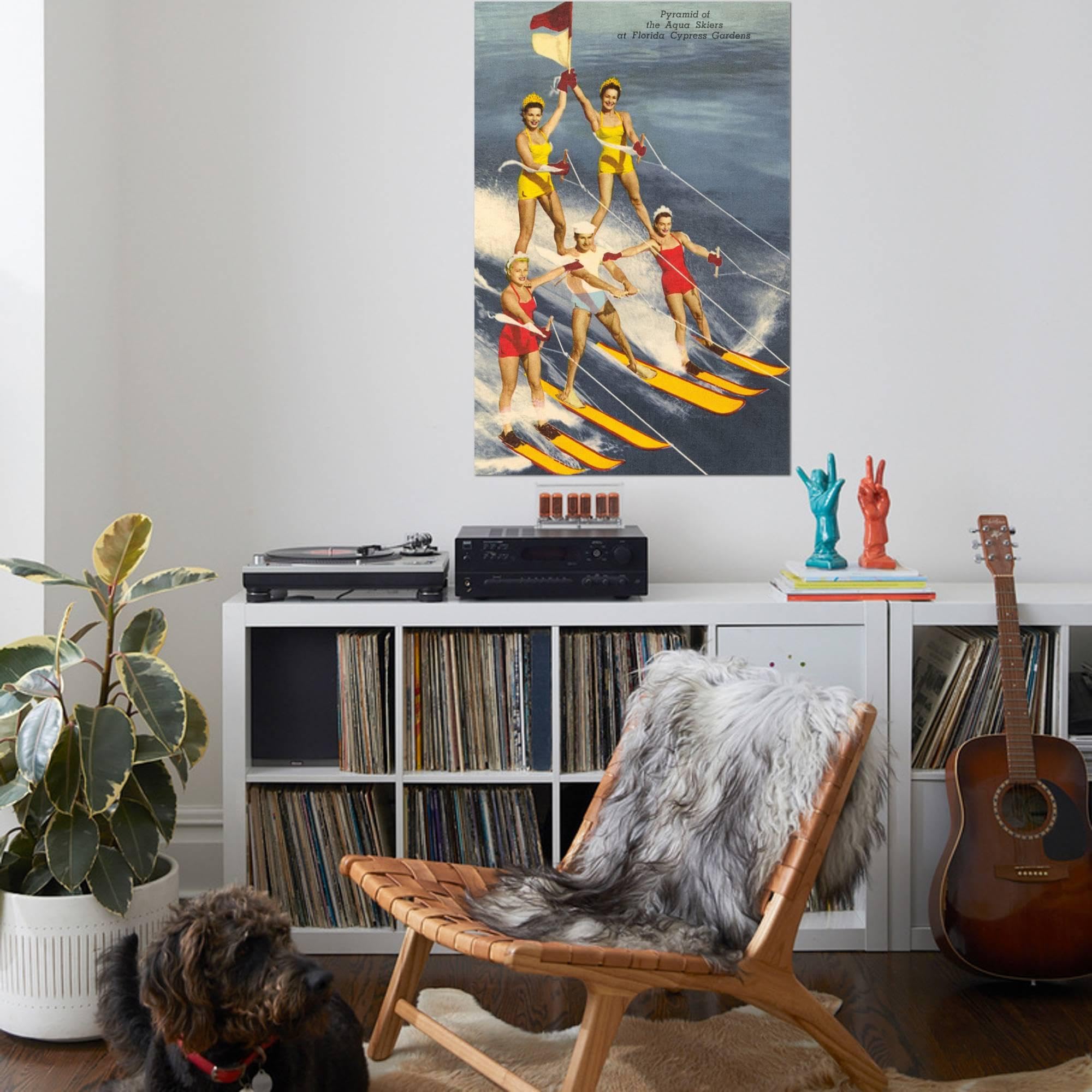 Amazon.com: AllPosters Wall Art Print Pyramid of Water Skiers